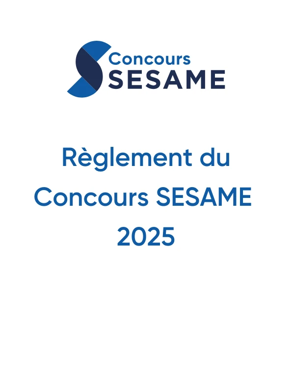 Rglement du Concours SESAME 2025